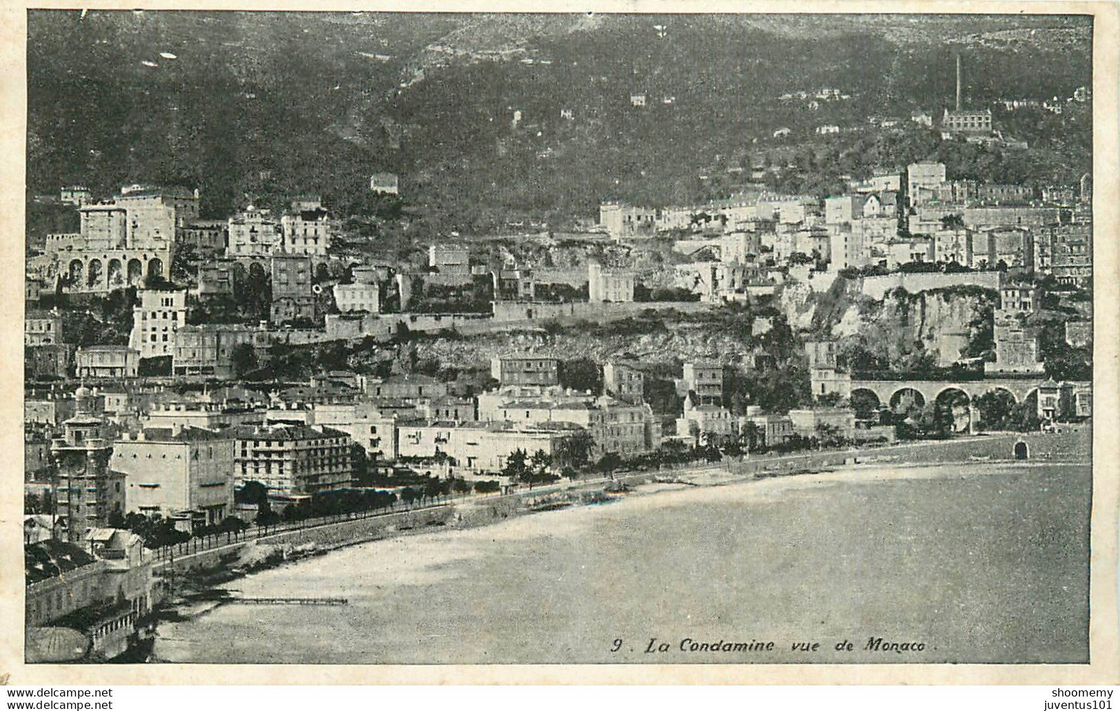 CPA La Condamine Vue De Monaco-9-Pub Maison Braillon Au Dos      L1725 - La Condamine