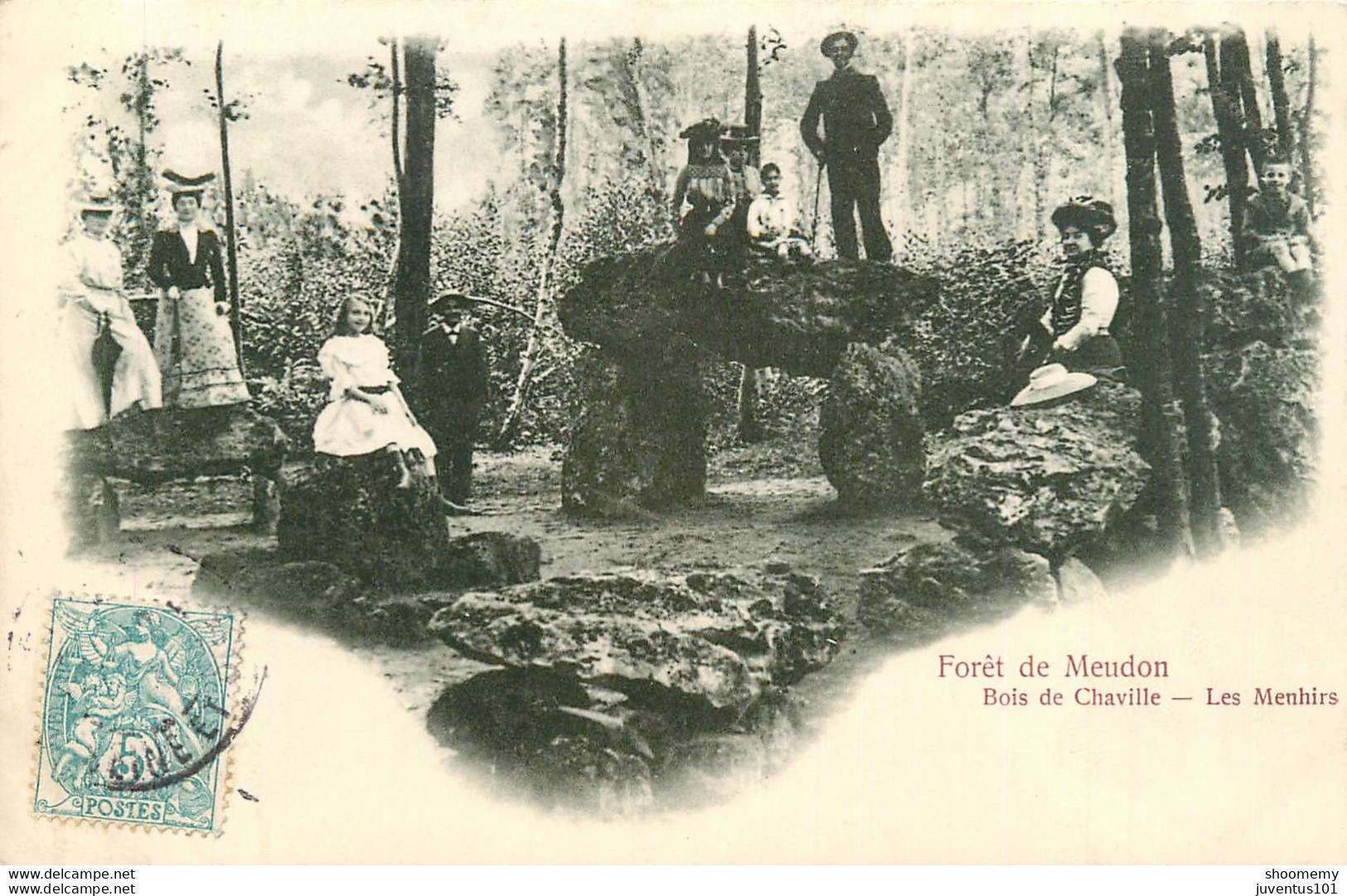 CPA Forêt De Meudon-Bois De Chaville-Les Menhirs-Timbre    L1730 - Meudon