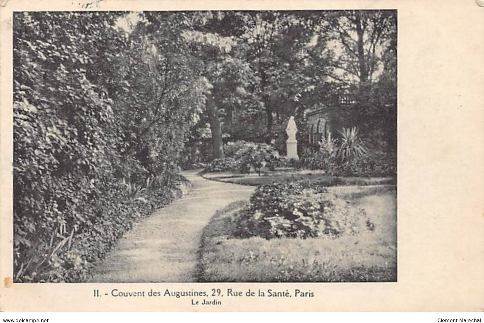 PARIS - Couvent Des Augustines - Le Jardin - Rue De La Santé - Très Bon état - Arrondissement: 13