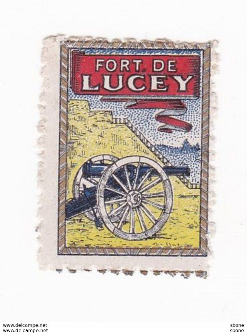 Vignette Militaire Delandre - Fort De Lucey - Vignettes Militaires