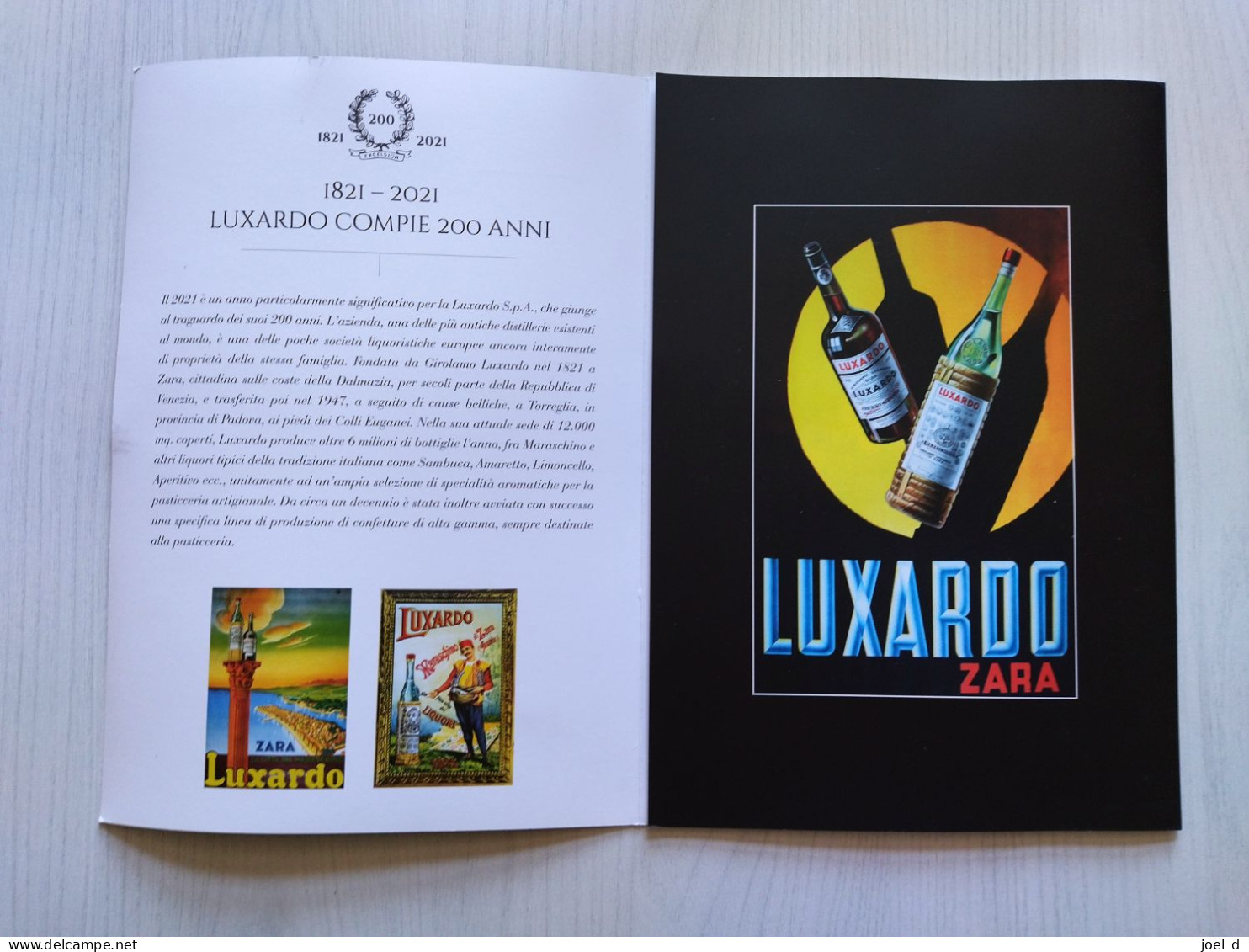 2021 Folder Luxardo Sotto Facciale - Presentation Packs