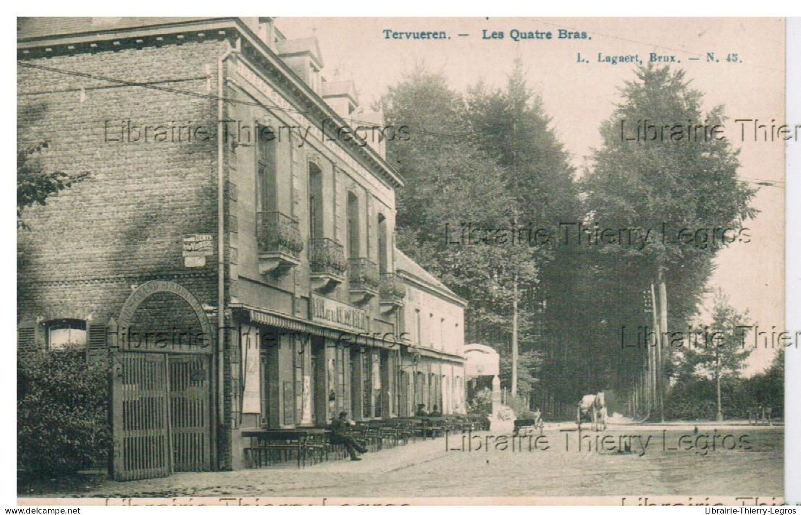 CPA Tervuren Tervueren Les Quatre Bras  Café Estaminet - Tervuren