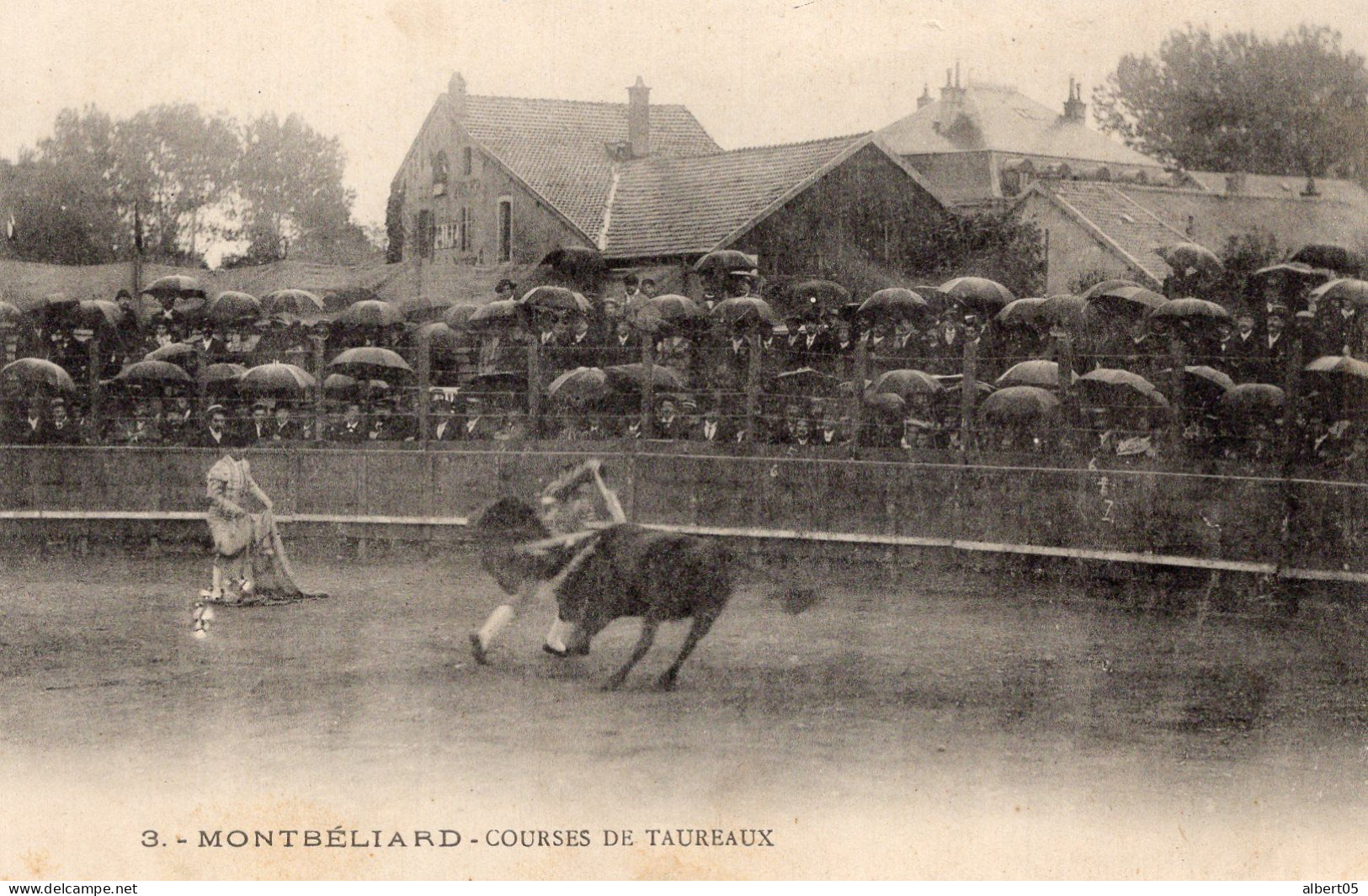 25 - Montbéliard - Courses De Taureaux - Corrida - Tauromachie ( Voir Conditions De Ventes ) - Montbéliard