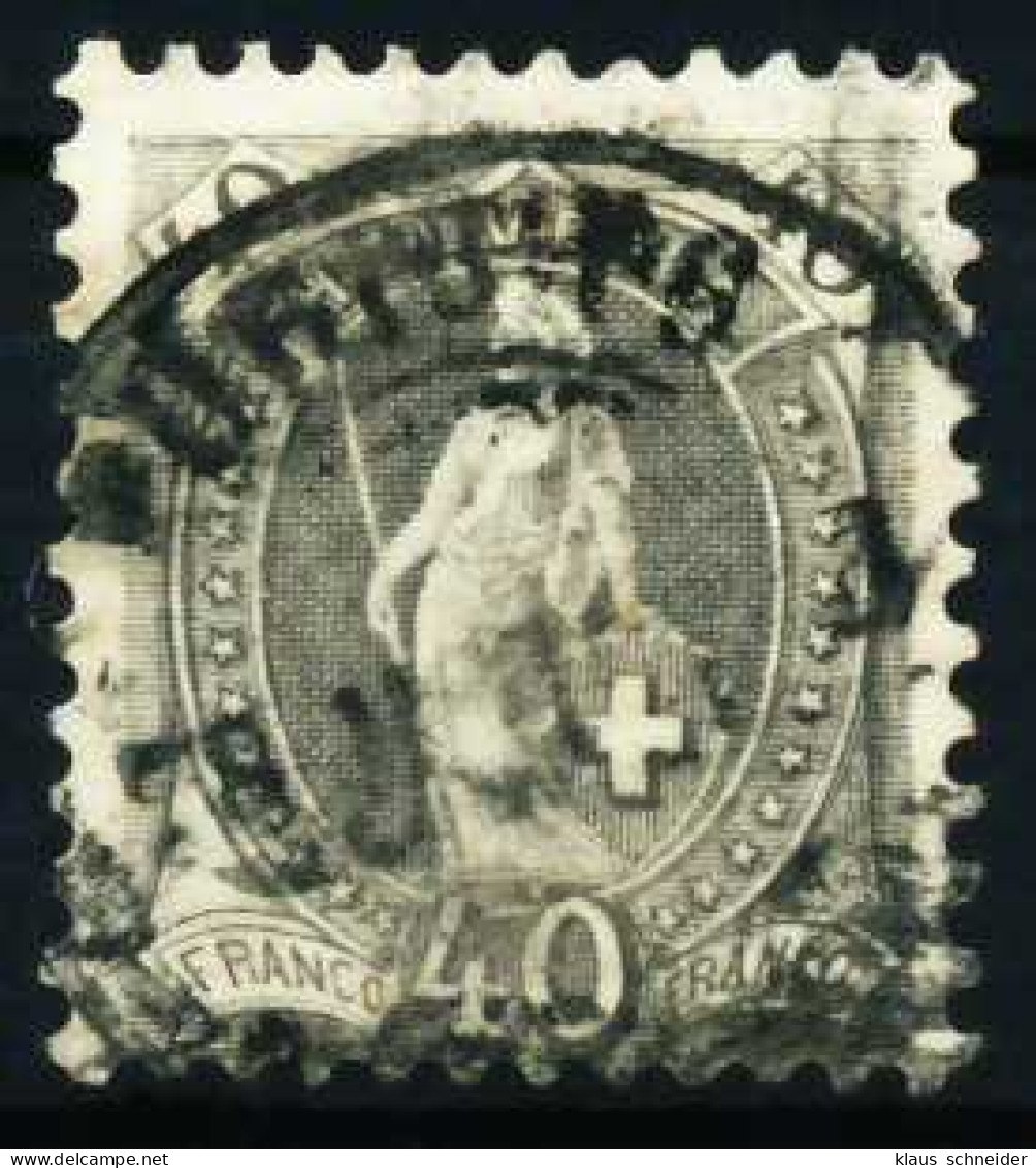 SCHWEIZ ST.HELV Nr 61YC Zentrisch Gestempelt X696E82 - Usados