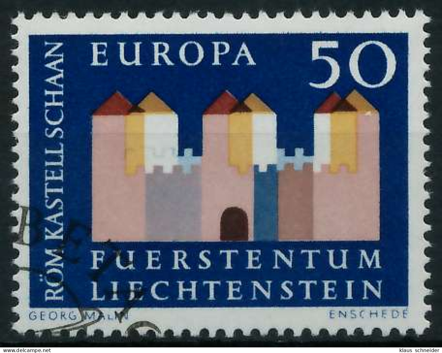 LIECHTENSTEIN 1964 Nr 444 Gestempelt X9B8B32 - Oblitérés