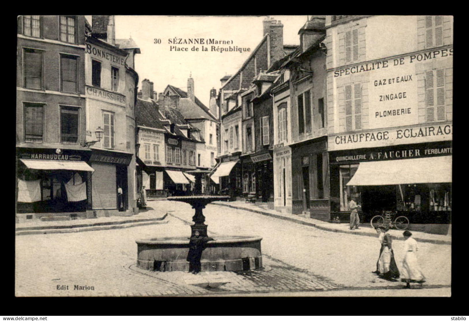 51 - SEZANNE - PLACE DE LA REPUBLIQUE - Sezanne