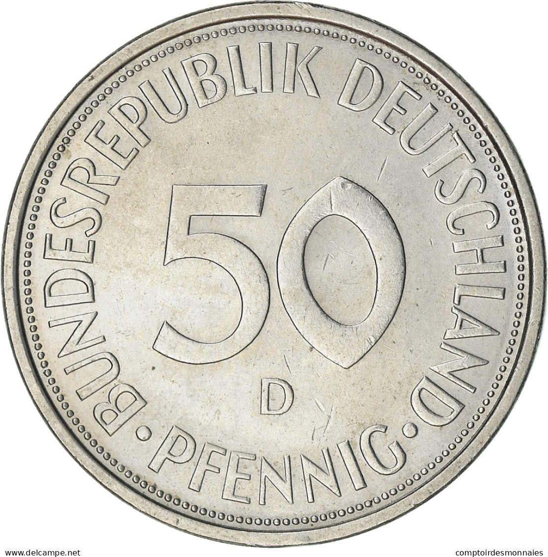 Monnaie, République Fédérale Allemande, 50 Pfennig, 1974, Munich, SUP - 50 Pfennig