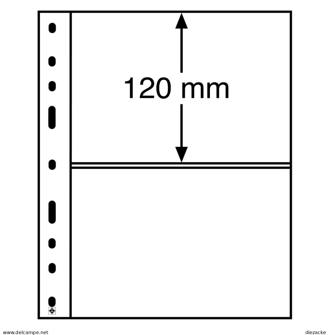 Leuchtturm Hüllen Klar OPTIMA 2C (10er Pack) 309942 Neu ( - Andere & Zonder Classificatie