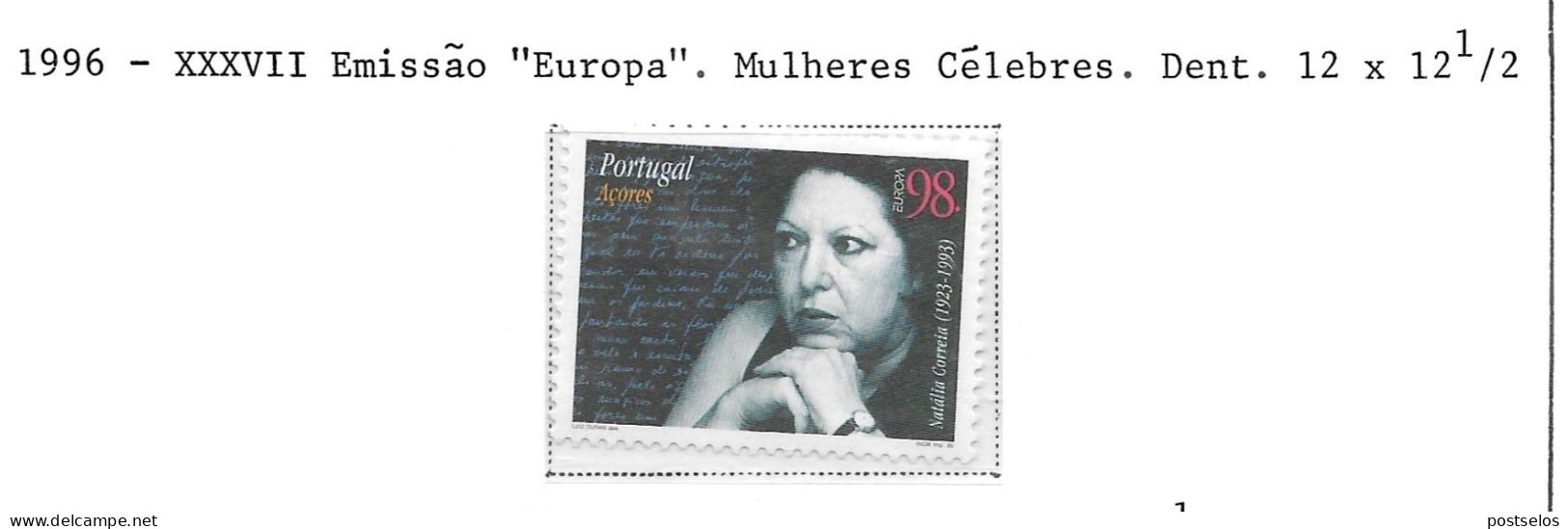 CEPT Mulheres Celebres - Unused Stamps