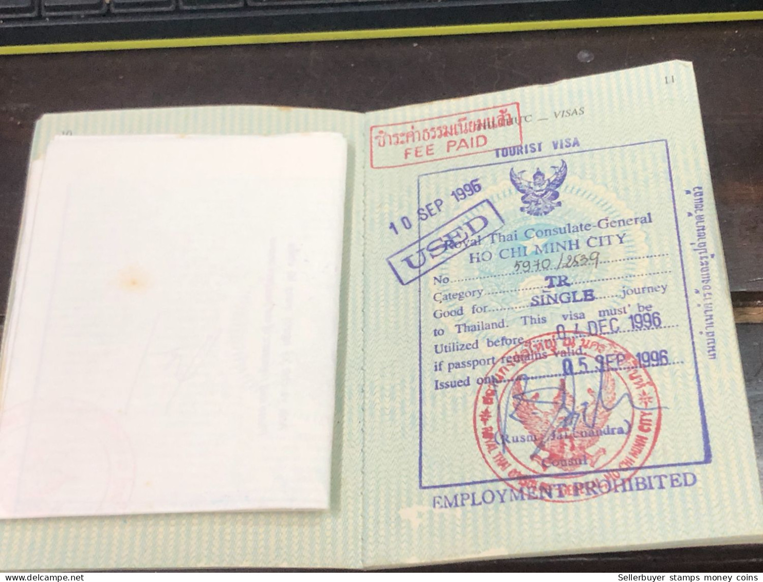 VIET NAM -OLD-ID PASSPORT-name-NGUYEN VAN SI-2001-1pcs Book - Verzamelingen