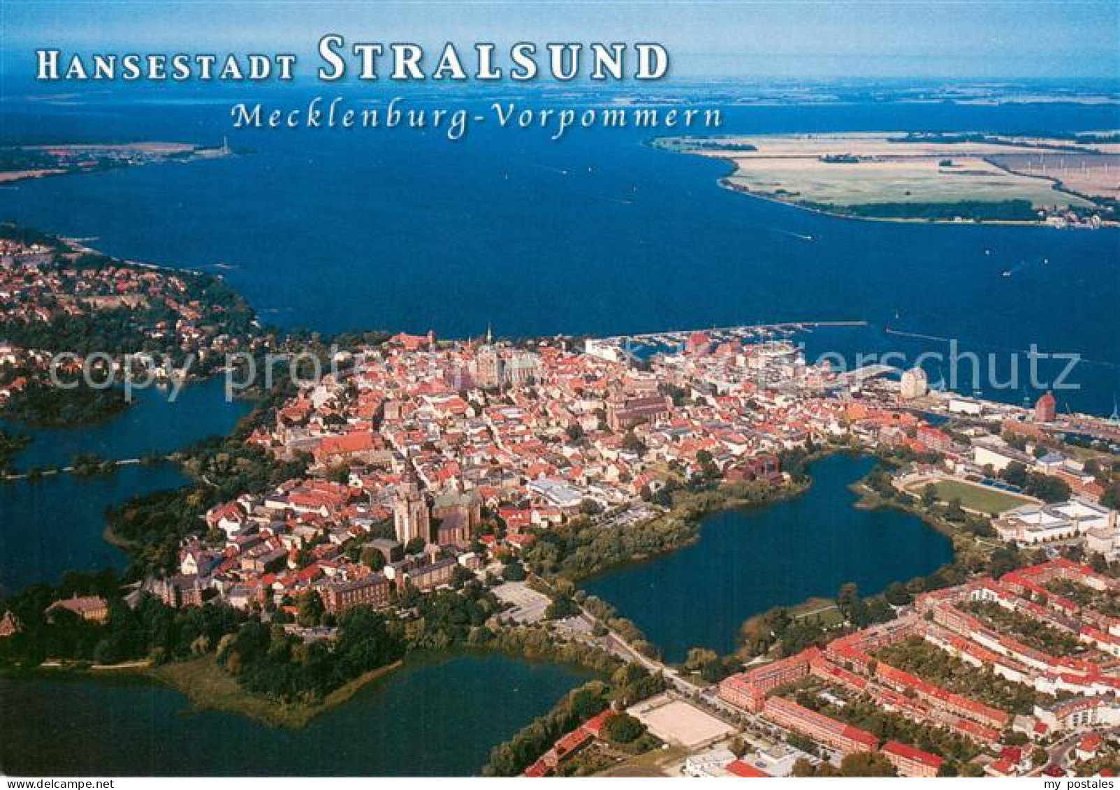 73755849 Stralsund Fliegeraufnahme  - Stralsund