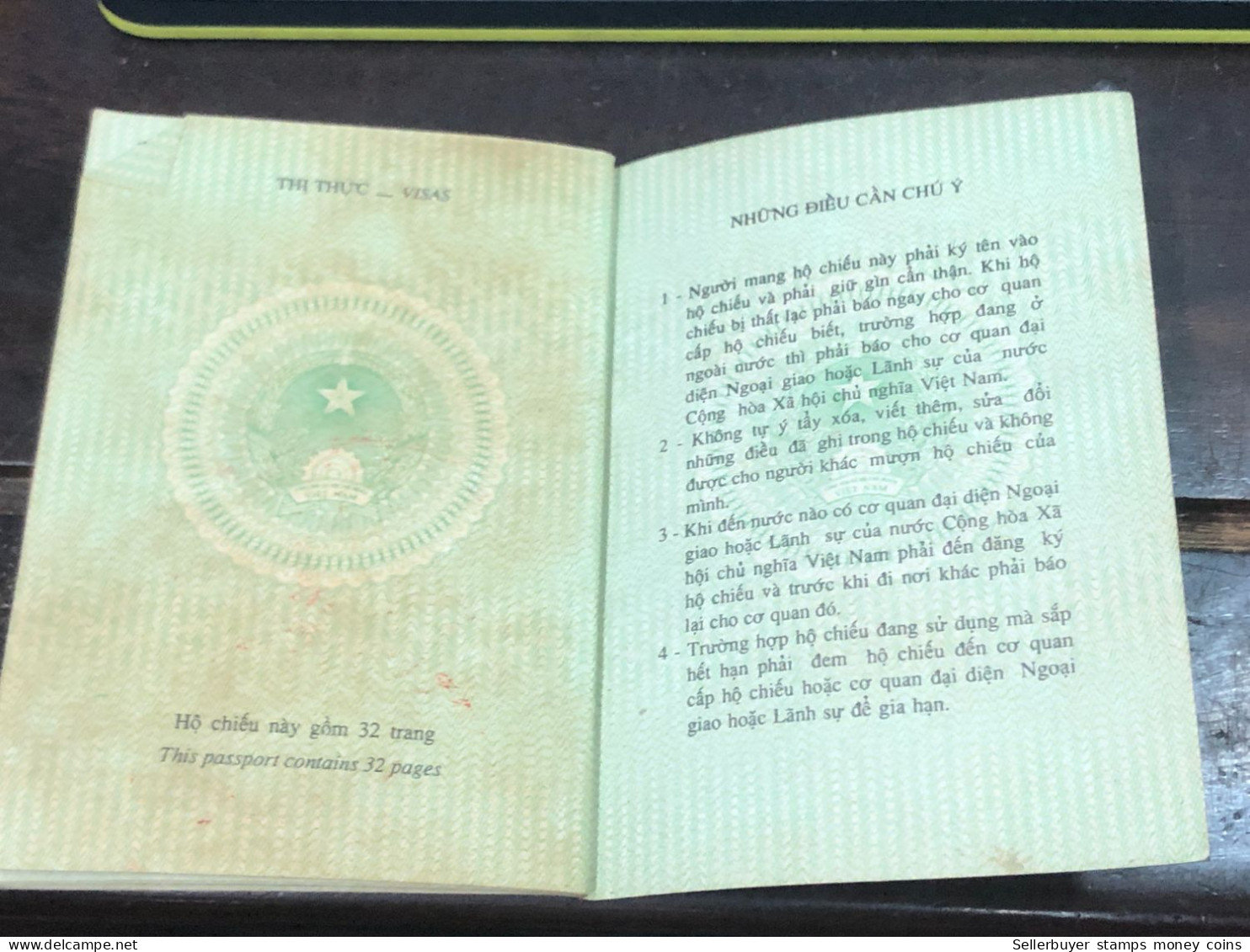 VIET NAM -OLD-ID PASSPORT-name-LE VAN PHAP-1997-1pcs Book - Sammlungen