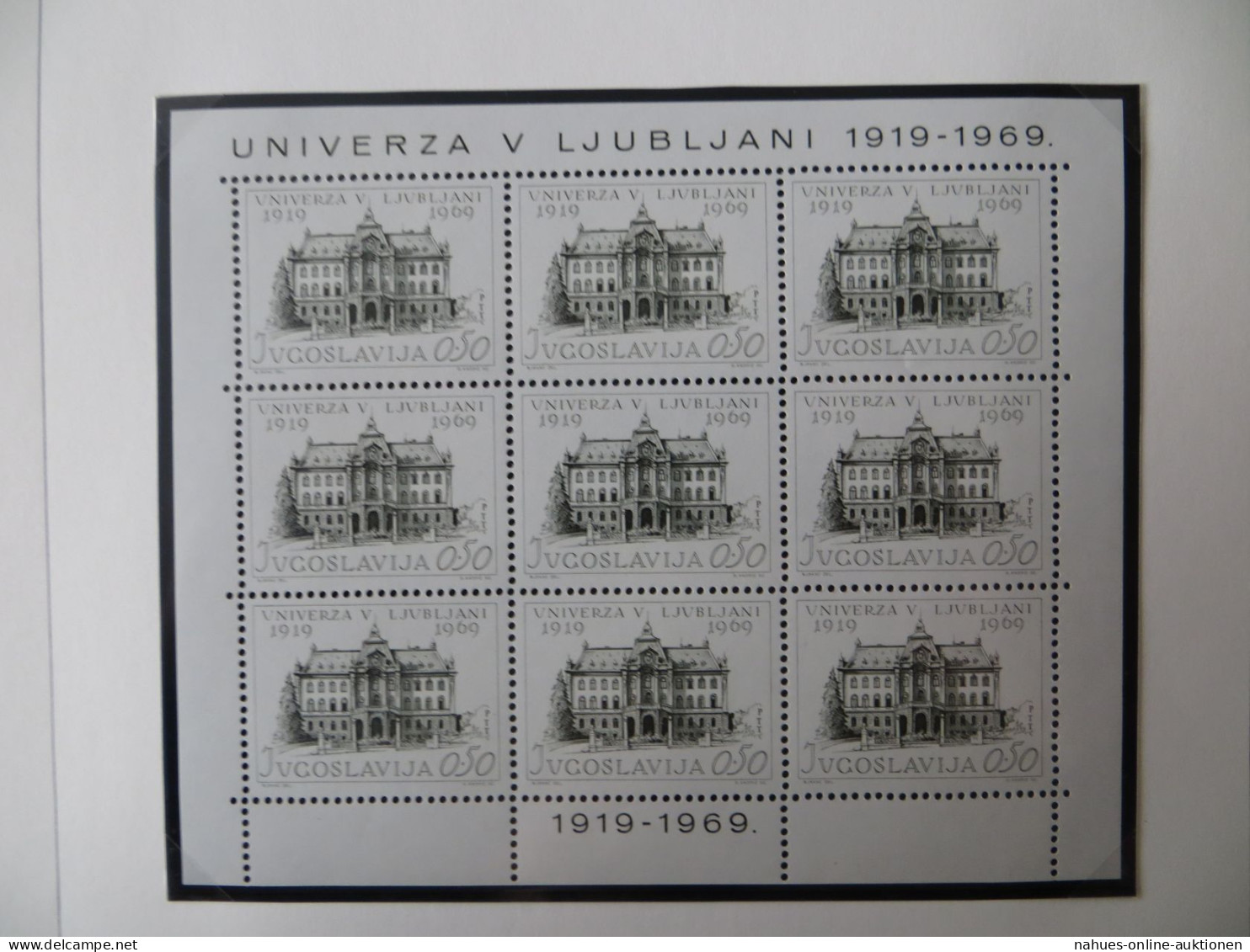 Jugoslawien Sammlung Kleinbogen 1969-1972 Luxsus Postfrisch Incl. Den Guten - Briefe U. Dokumente