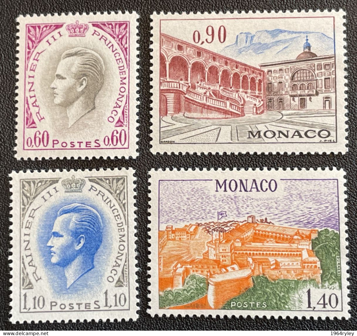 MONACO - MNH** - 1971 - # 847/850 - Neufs