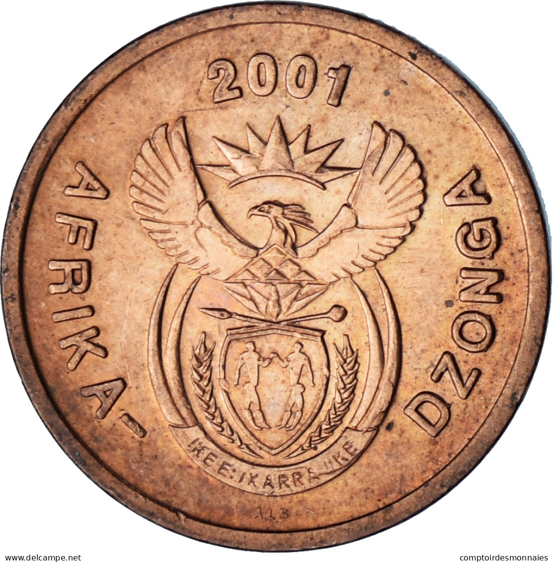 Afrique Du Sud, 5 Cents, 2001 - Afrique Du Sud