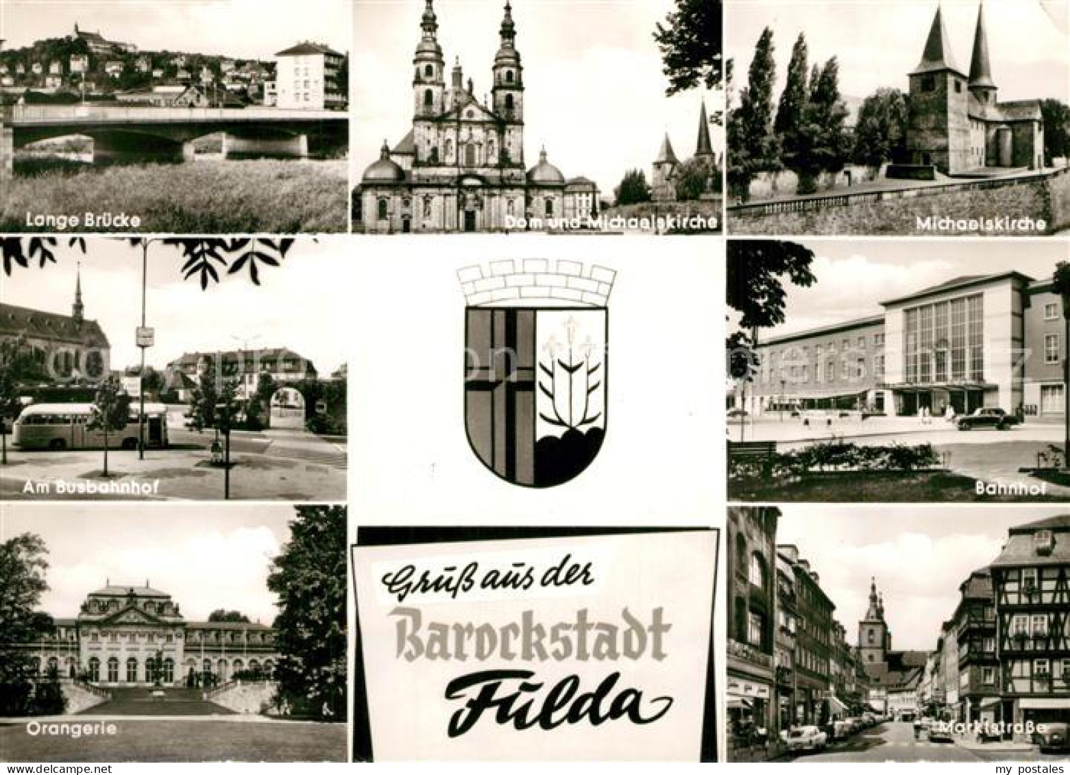 73279667 Fulda Bahnhof Orangerie Marktstrasse Michaelskirche Fulda - Fulda