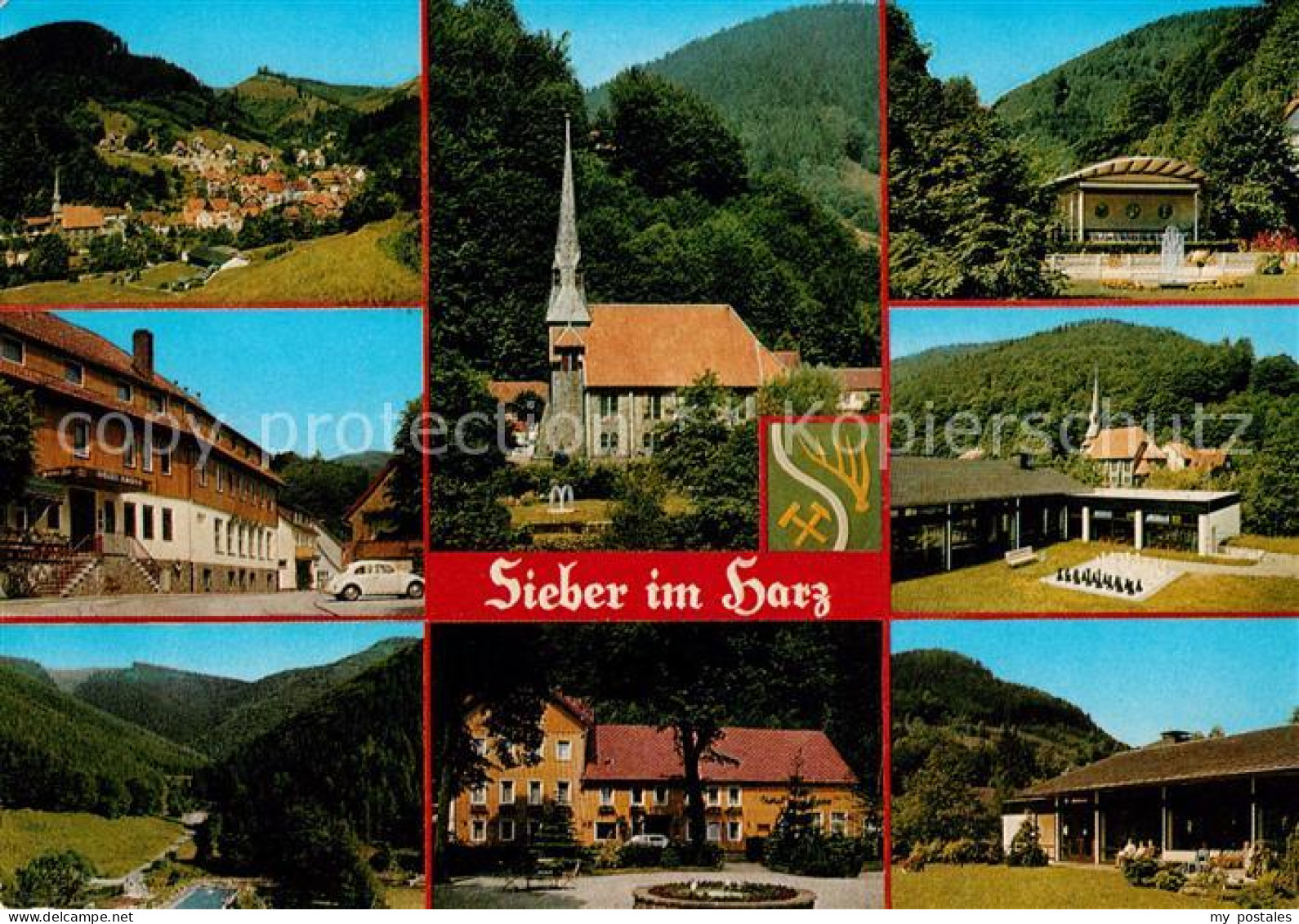 73276960 Sieber Kirche Schachspiel Im Park Freibad Sieber - Herzberg