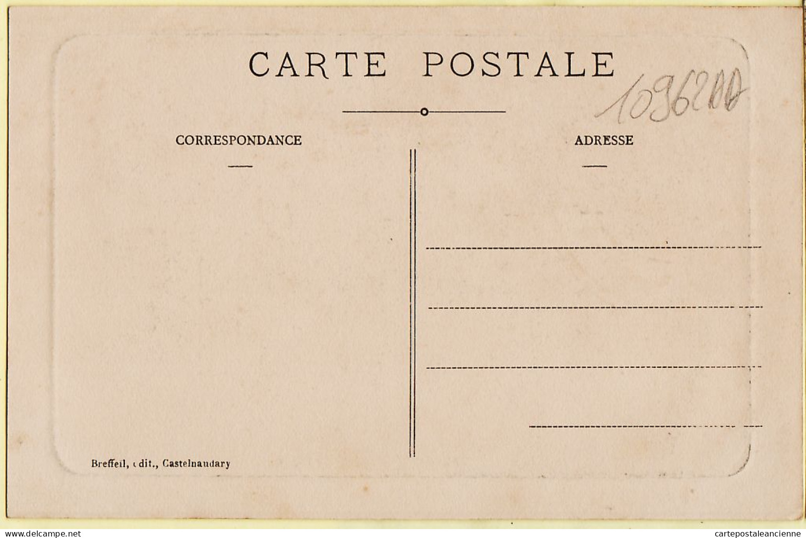 08398 / SAINT-FERREOL St La Digue Du Bassin 1910s CPA Détourée BREIFFEIL Castelnaudary Aude - Saint Ferreol