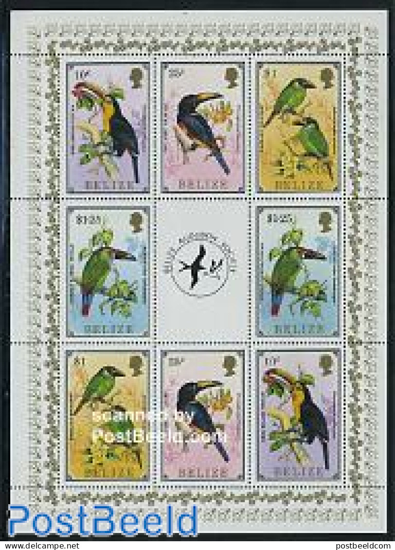 Belize/British Honduras 1986 Tucans M/s, Mint NH, Nature - Birds - Toucans - Brits-Honduras (...-1970)