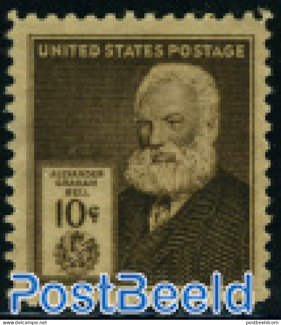 United States Of America 1940 10c, Alexander Graham Bell, Stamp Out Of Set, Mint NH, Science - Inventors - Unused Stamps