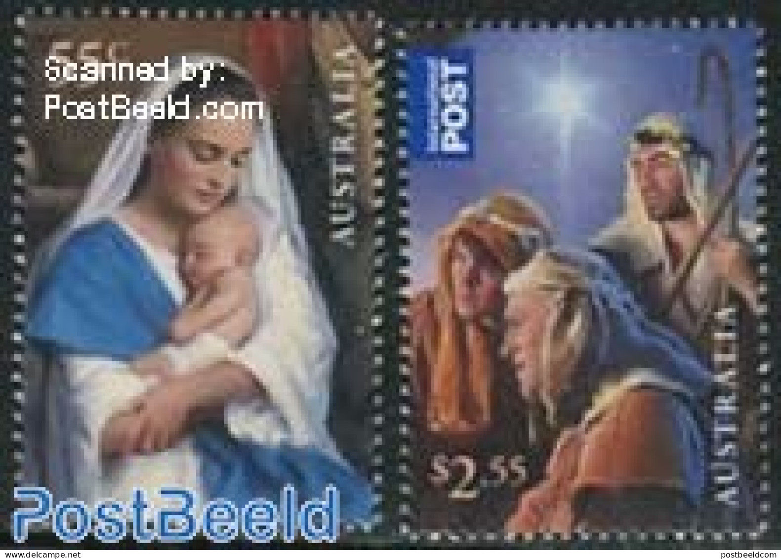 Australia 2013 Christmas 2v, Mint NH, Religion - Christmas - Neufs