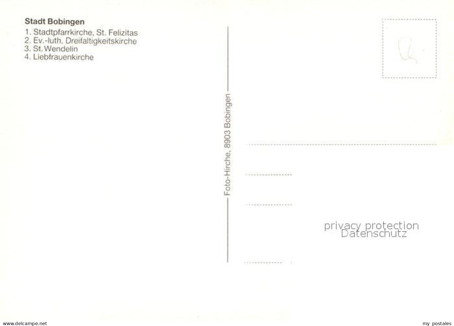 73271539 Bobingen Kirchen Der Stadt Bobingen - A Identifier