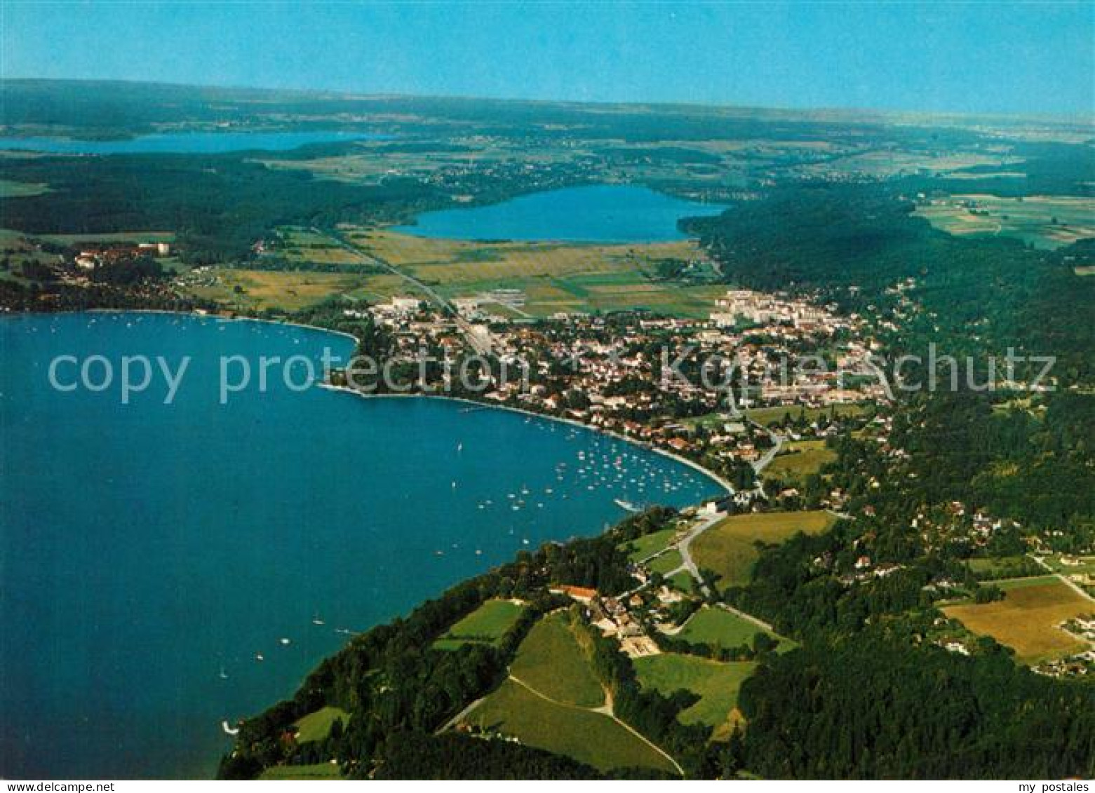 73270697 Herrsching Ammersee Fliegeraufnahme Pilsen Woerthsee Herrsching Ammerse - Herrsching