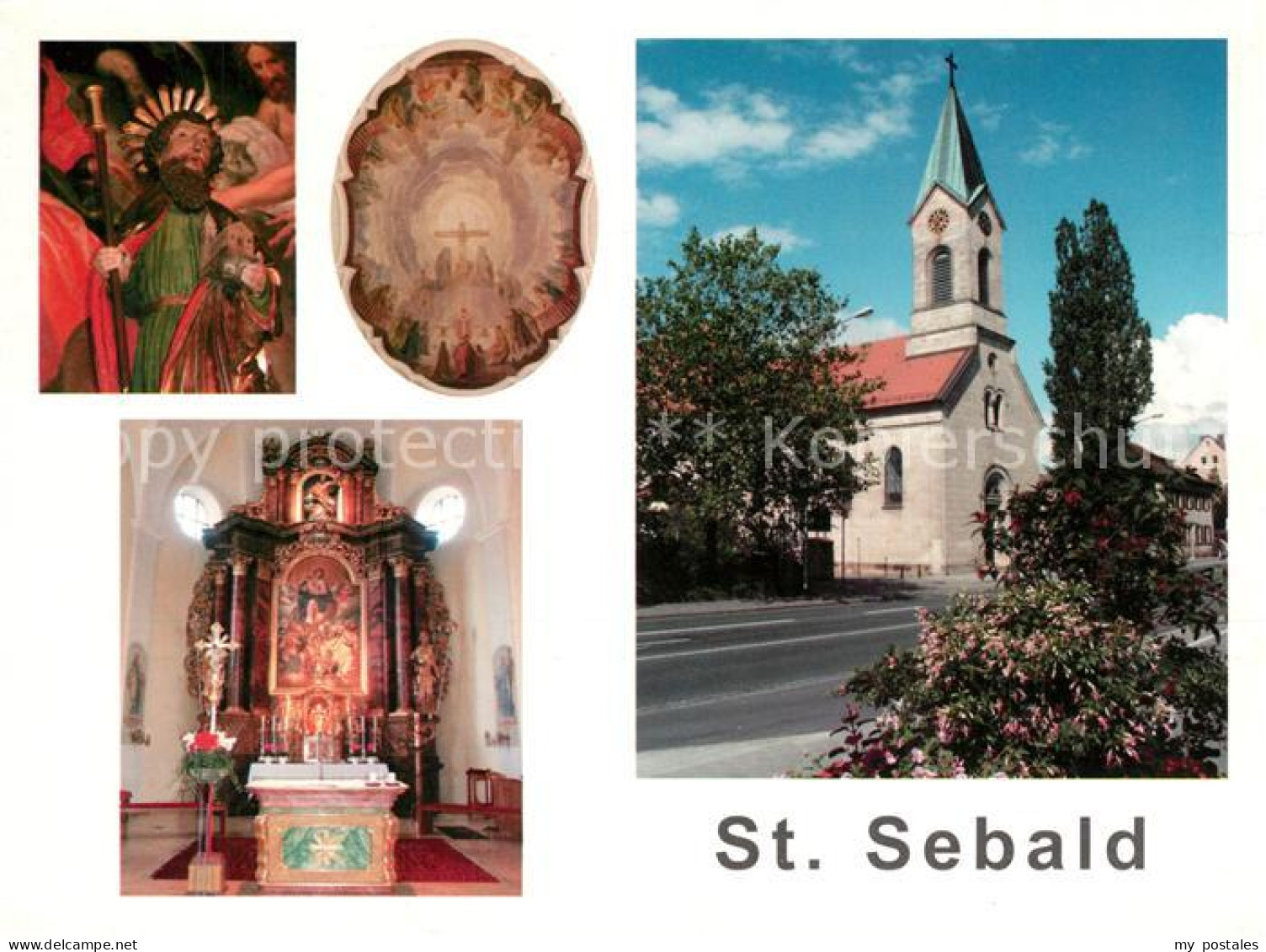 73269658 Schwalbach Bad Pfarrei St Sebald Pfarrkirche Mit Altar Schwalbach Bad - Bad Schwalbach