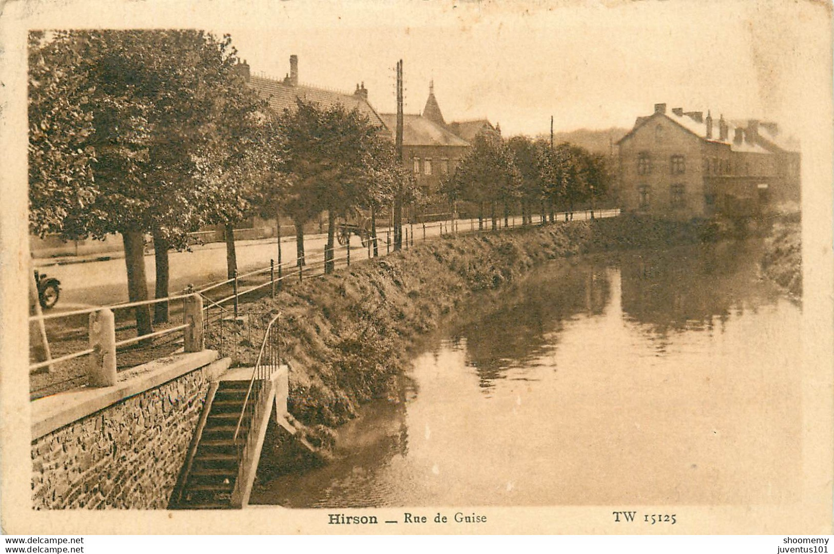 CPA Hinson-Rue De Guise-Timbre       L1281 - Hirson