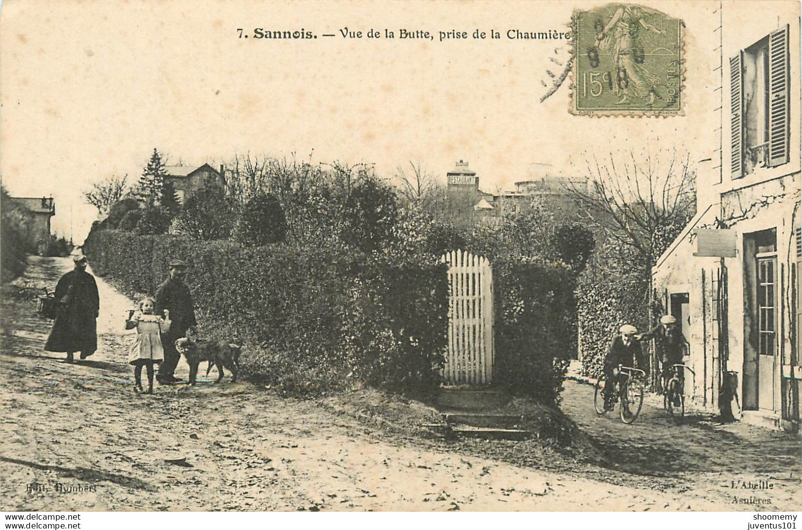 CPA Sannois-Vue De La Butte Prise De La Chaumière-Timbre   L1259 - Sannois