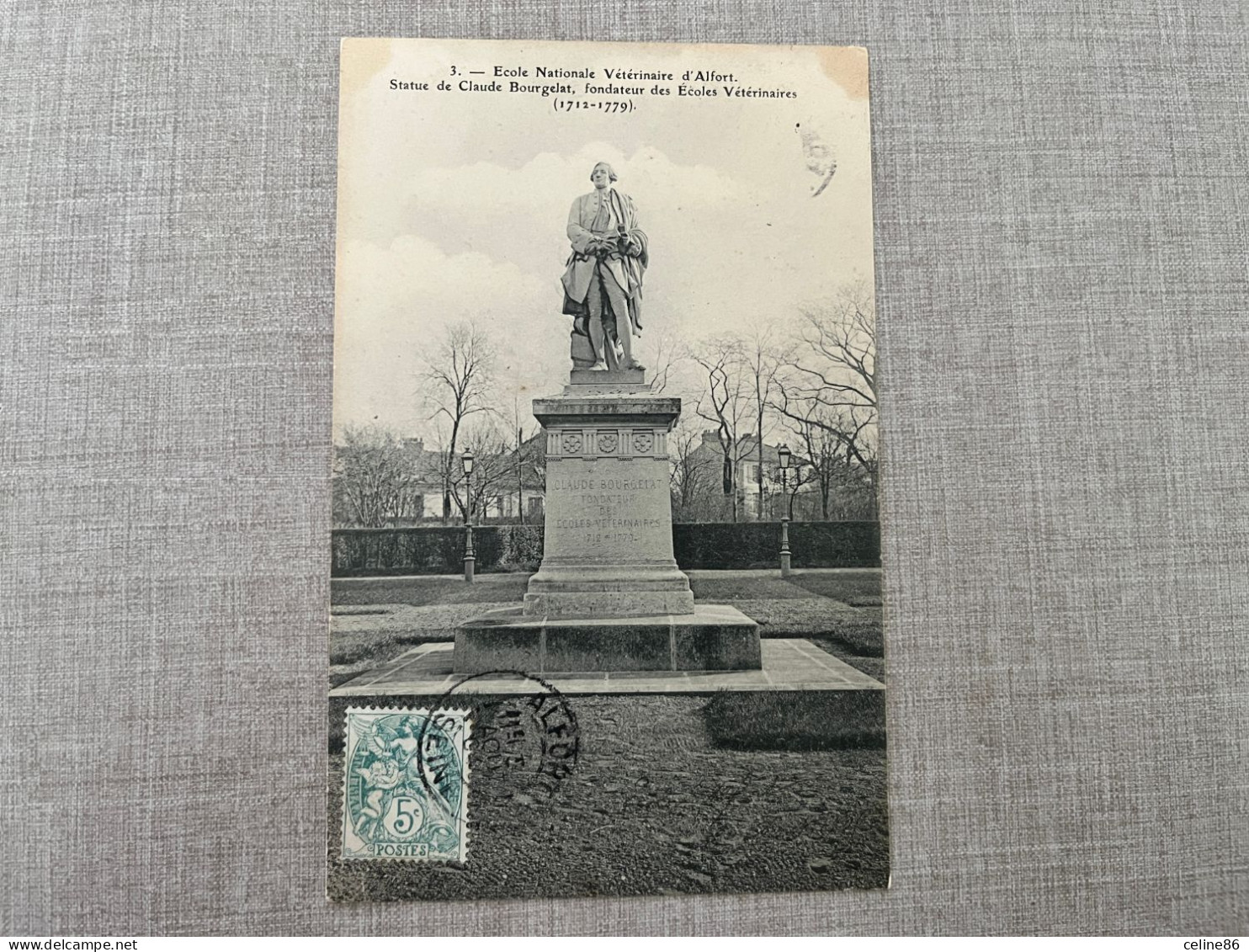 Ecole Nationale Vétérinaire D'Alfort Statue De Claude Bourgelat, Fondateur Des écoles Vétérinaires - Alfortville