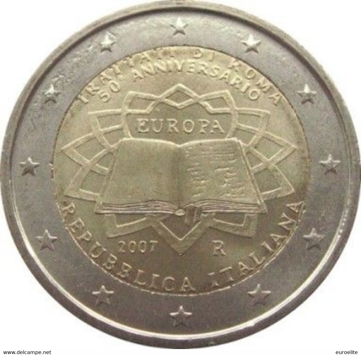 2 Euro Commemorativo Italia 2007 - “50° Anniv. Trattati Di Roma” - Italien