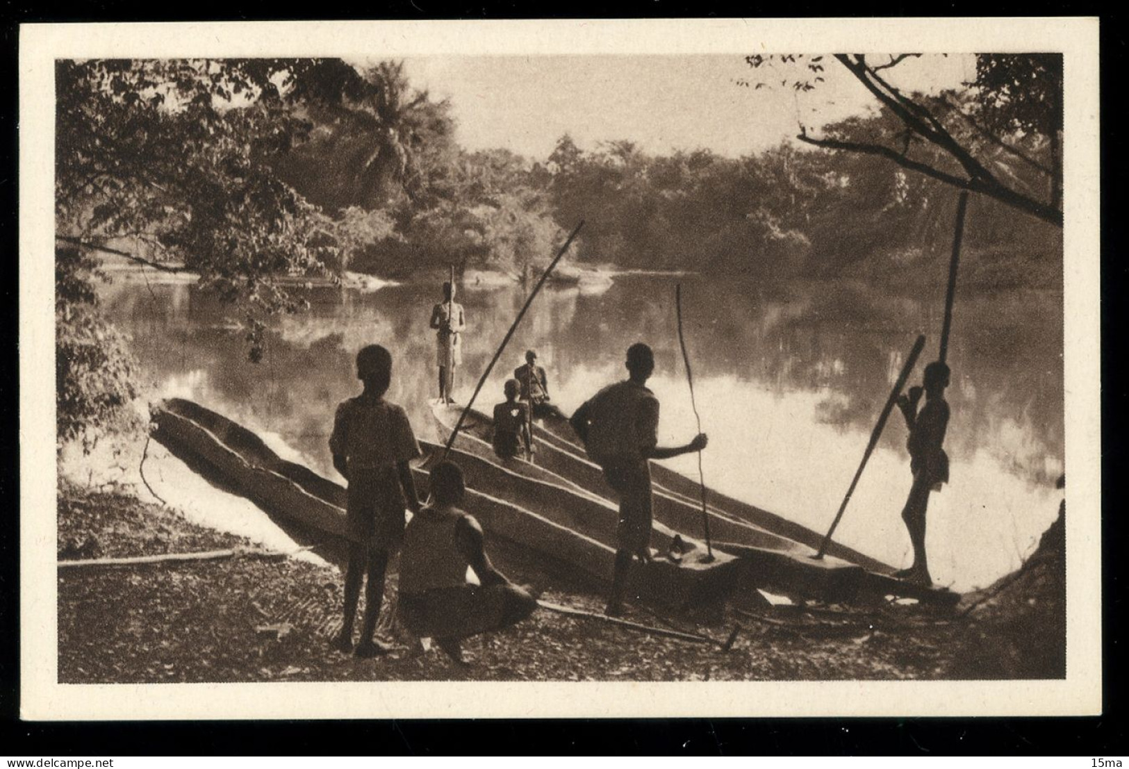 Pêcheurs Congolais LESCUYER - Frans-Kongo