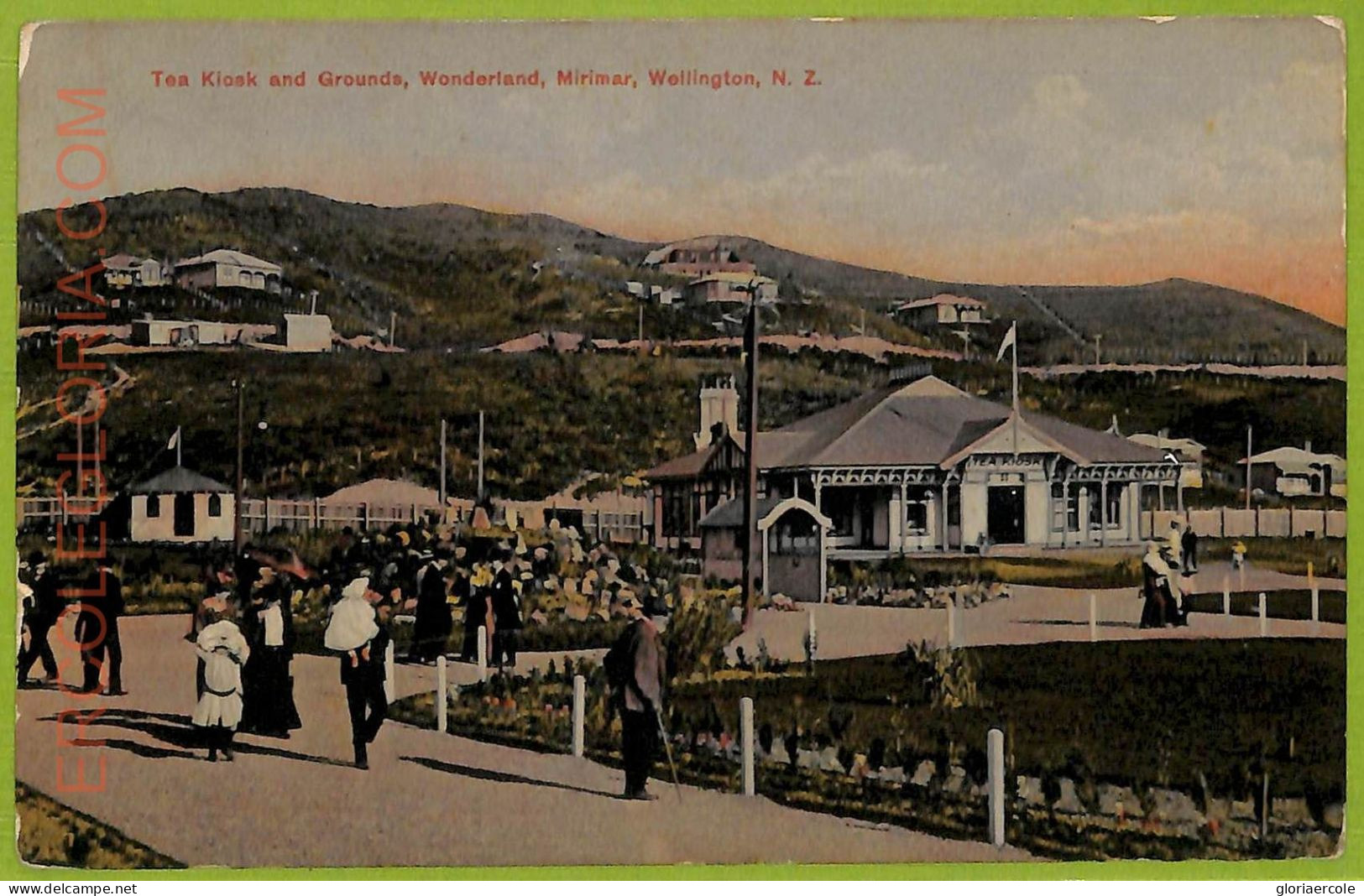 Ae9169 - NEW ZEALAND - VINTAGE POSTCARD - Wellington - 1908 - Nueva Zelanda