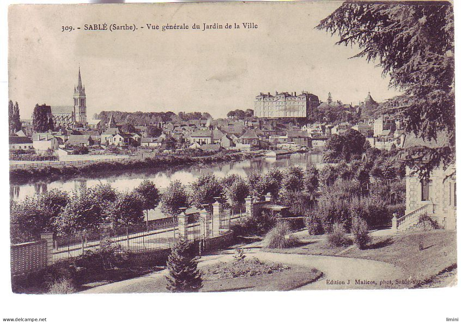 72 - SABLÉ-sur-SARTHÉ - VUE DU JARDIN De La VILLE - - Sable Sur Sarthe