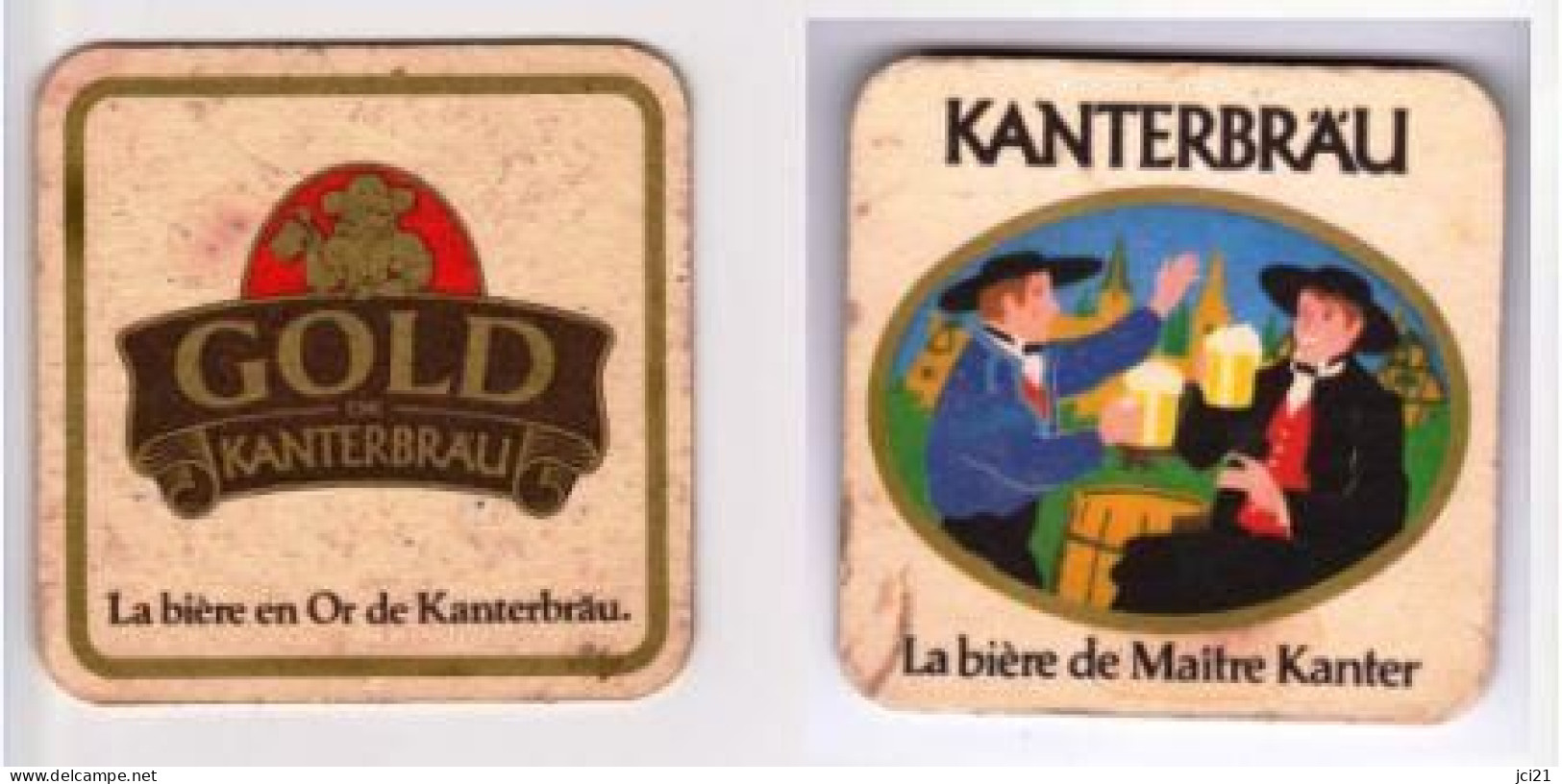 Sous-Bock " GOLD - KANTERBRÄU -_dvsb25 - Bierviltjes