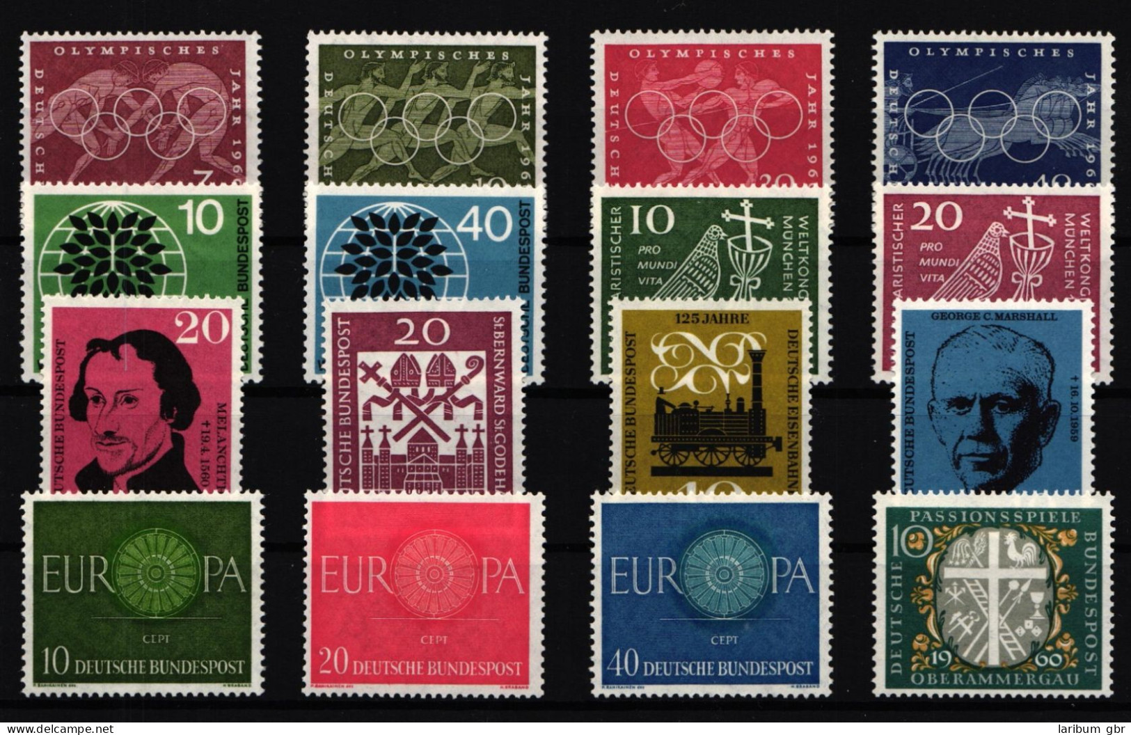 BRD Bund Jahrgang 1960 Mit 326-345 Gestempelt #BRD-O-1960 - Other & Unclassified