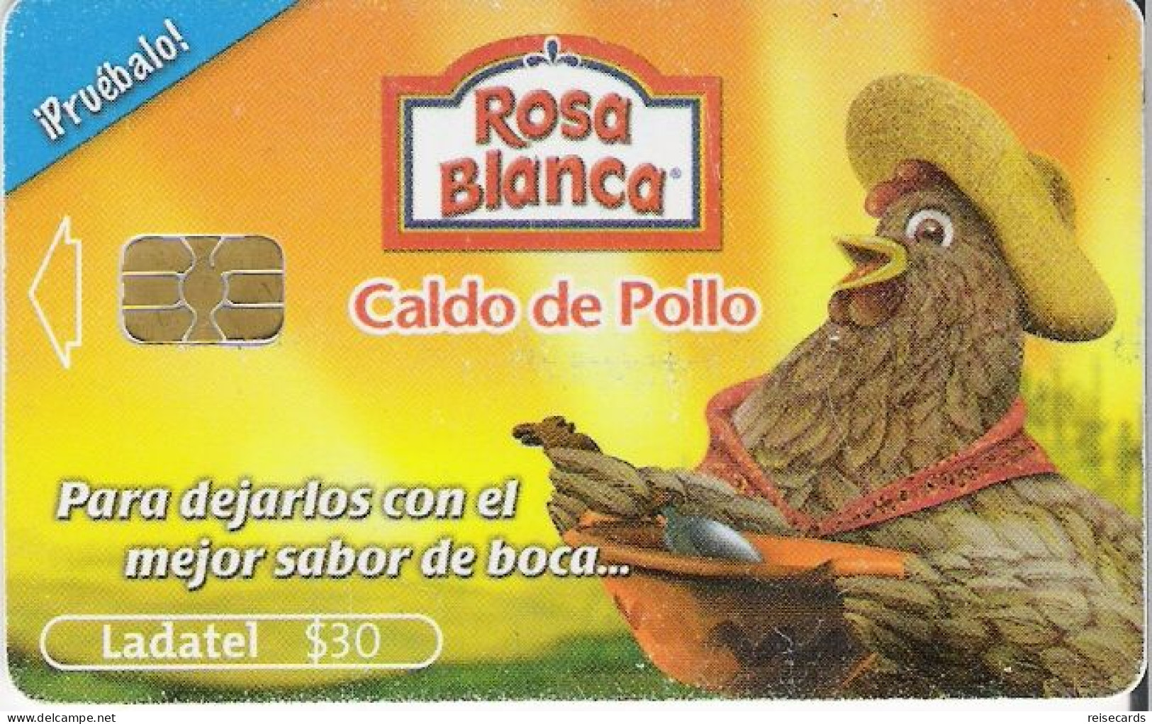 Mexico: Telmex/lLadatel - 2005 Rosa Blanca, Caldo De Pollo - Mexique