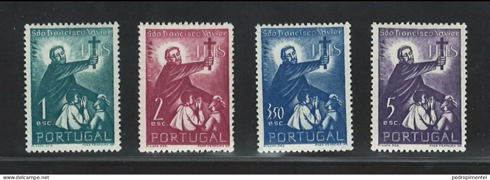 Portugal Stamps 1952 "Saint Francis" Condition MH OG #691-694 - Unused Stamps