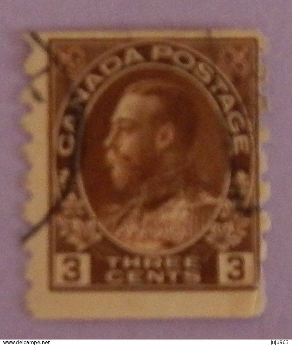 CANADA YT 110aB OBLITÉRÉ "GEORGE V" ANNÉES 1918/1925 - Used Stamps