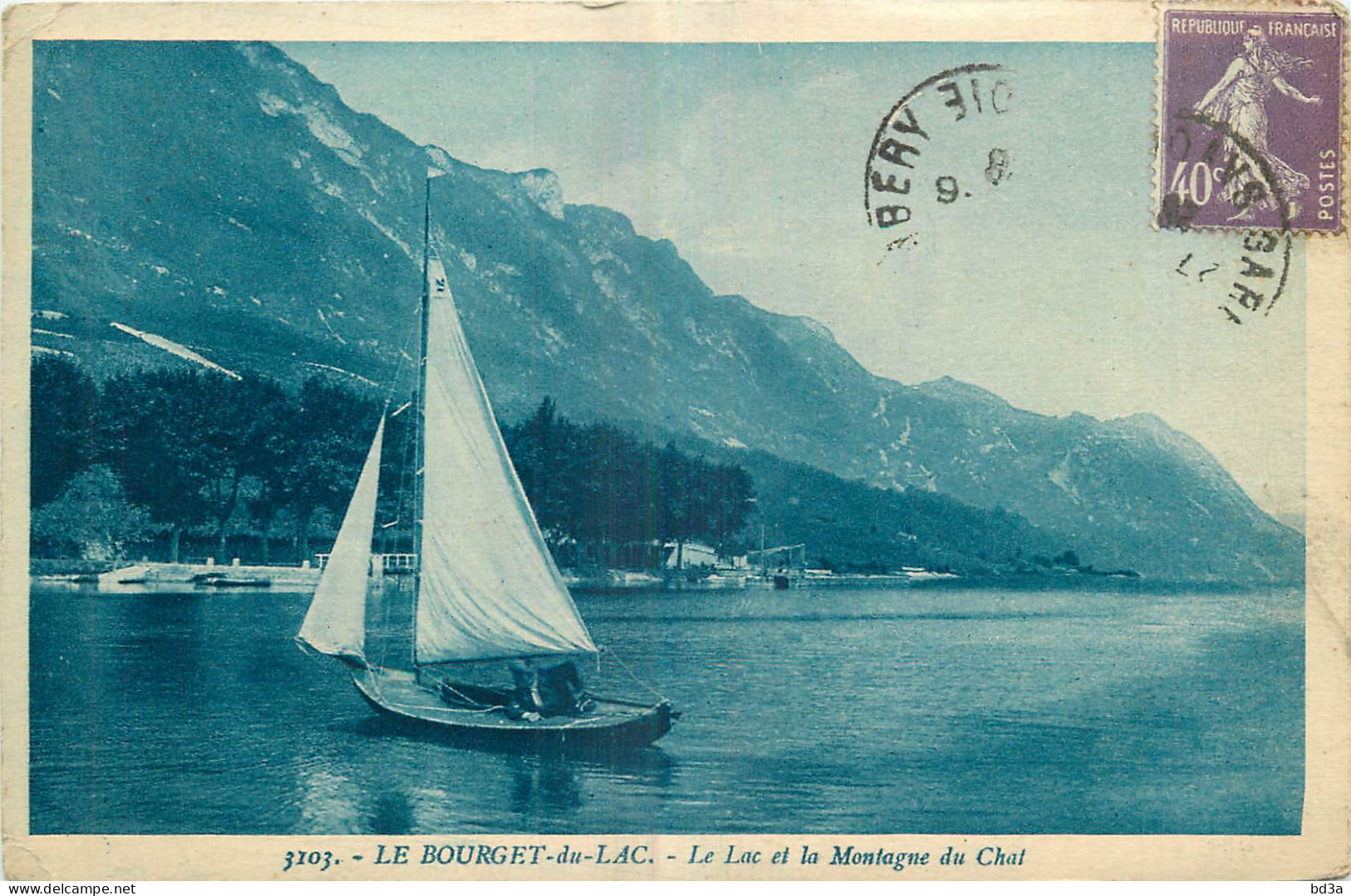 73 - LE BOURGET DU LAC - LE LAC ET LA MONTAGNE DU CHAT - Collection "la Plus Belle" F. De Migien éditeur Chambéry - 3103 - Le Bourget Du Lac