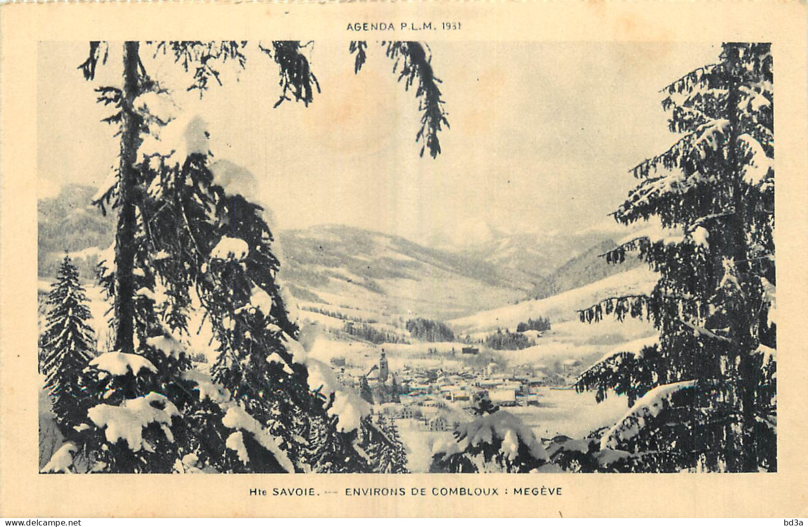 74 - ENVIRONS DE COMBLOUX - MEGEVE - J. Barreau Et Cie Paris - Combloux