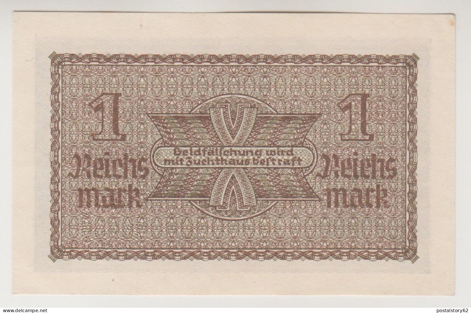 Germania Banconota D'Occupazione - 1  Reichsmark 1943 - Sonstige & Ohne Zuordnung