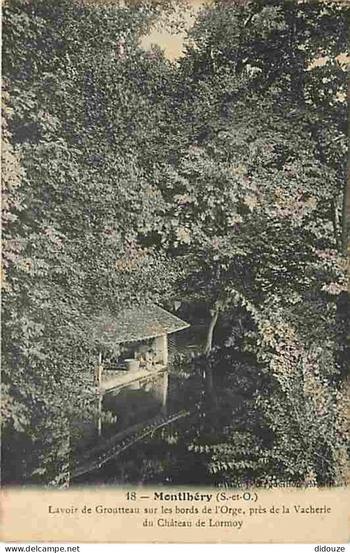 91 - Montlhéry - Lavoir De Groutteau Sur Les Bords De L'Orge Près De La Vacherie Du Château De Lormoy - CPA - Voir Scans - Montlhery