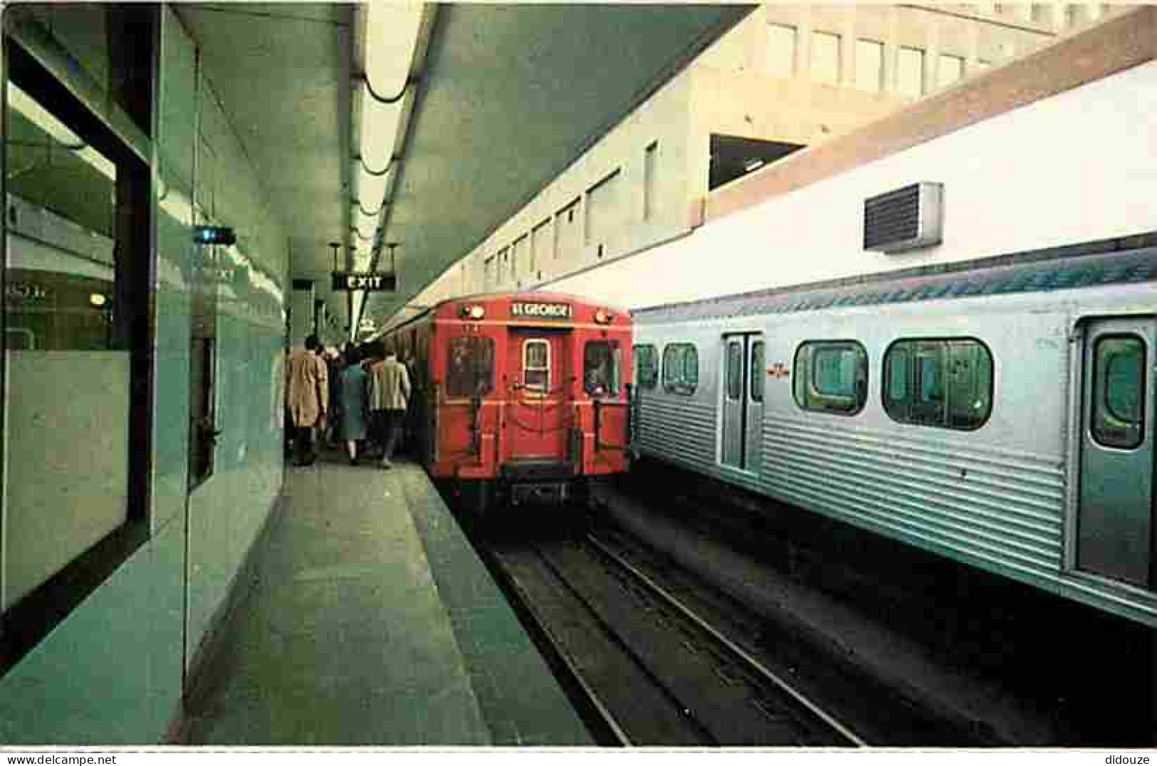 Trains - Métro - Canada - Ontario - Toronto - The Toronto Subway And Trains - CPM - Voir Scans Recto-Verso - Métro