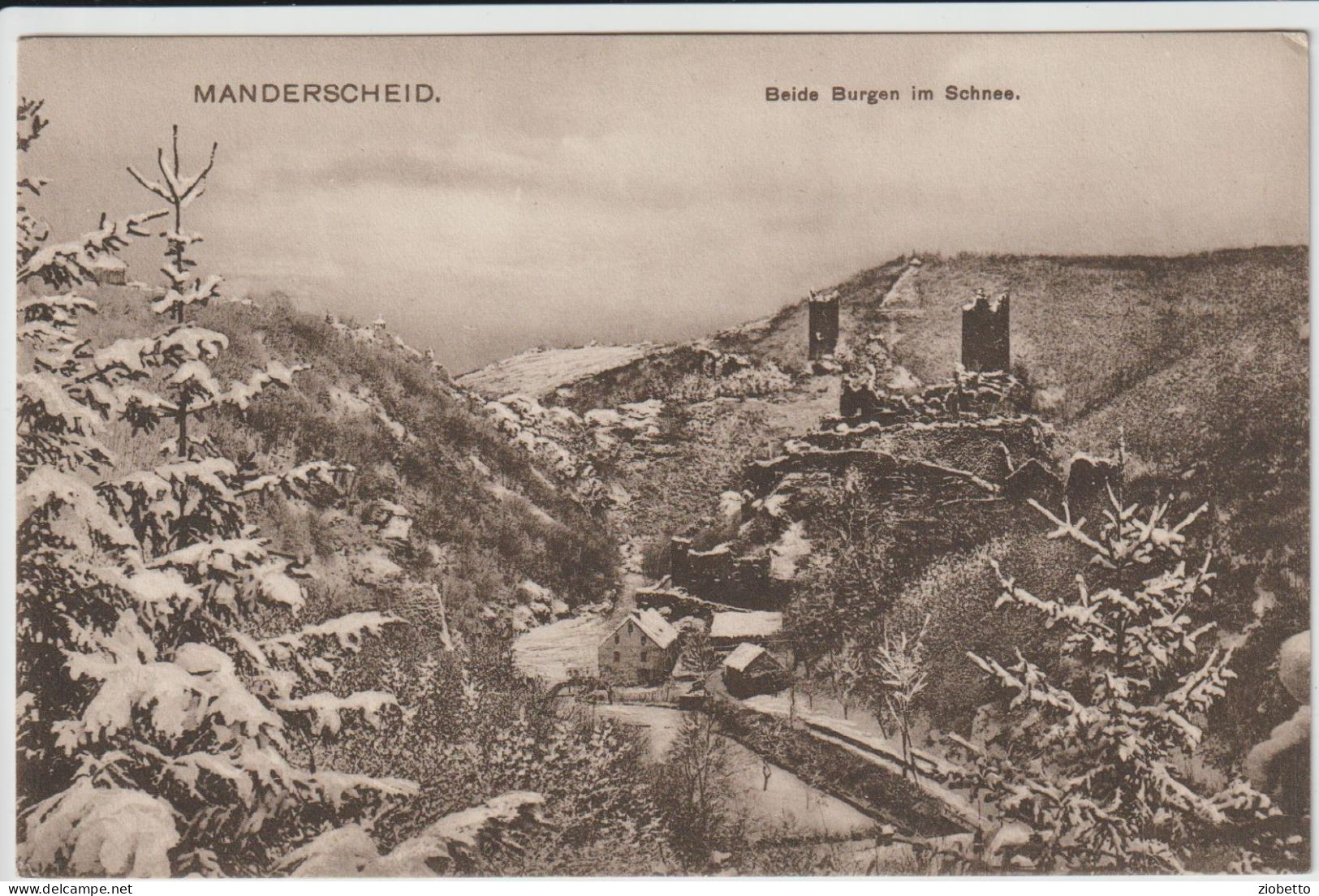 CARTOLINA DI Manderscheid - Rheinland-Pfalz - FORMATO PICCOLO - Manderscheid