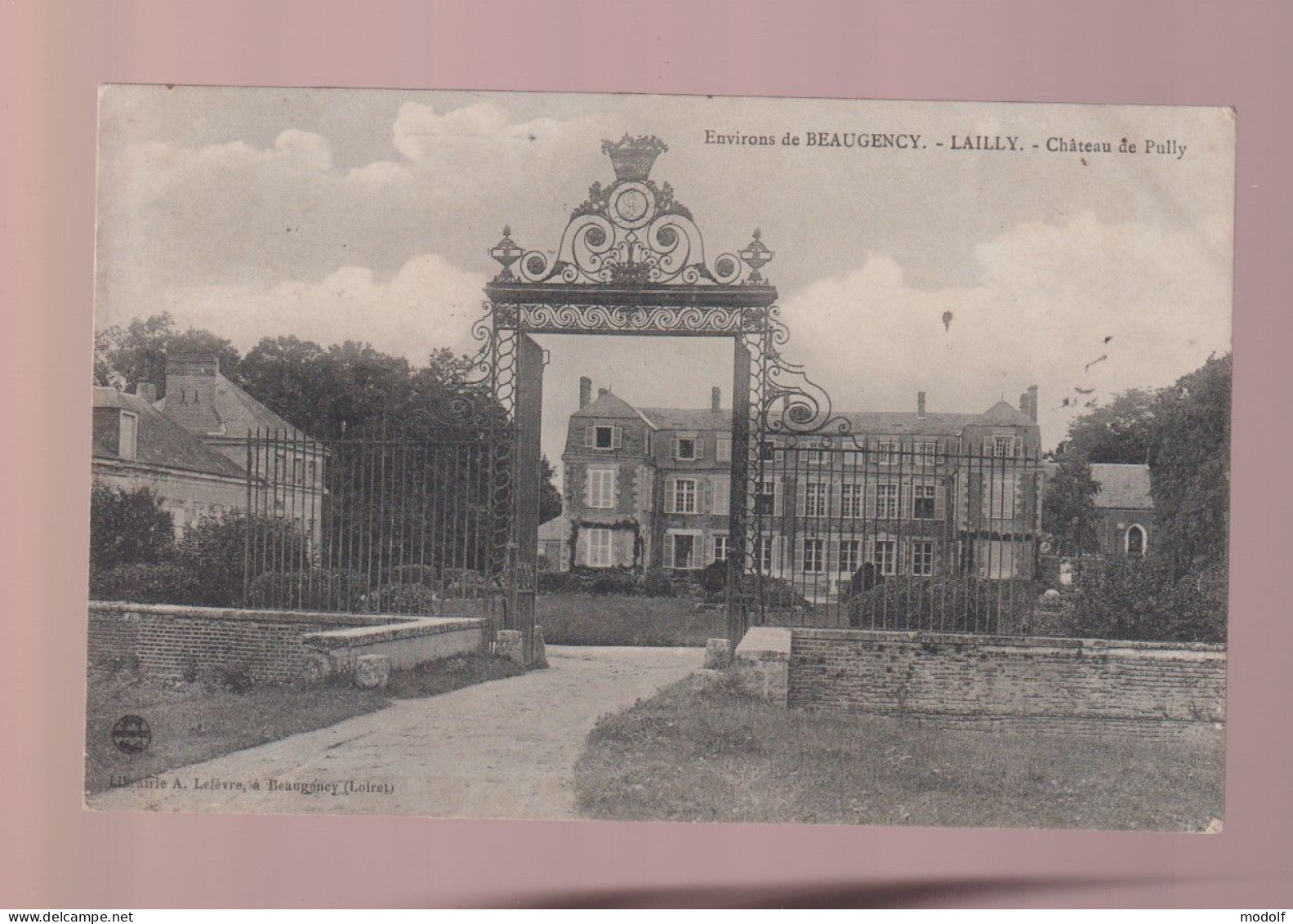 CPA - 45 - Environs De Beaugency - Lailly - Château De Pully - Circulée En 1909 - Beaugency