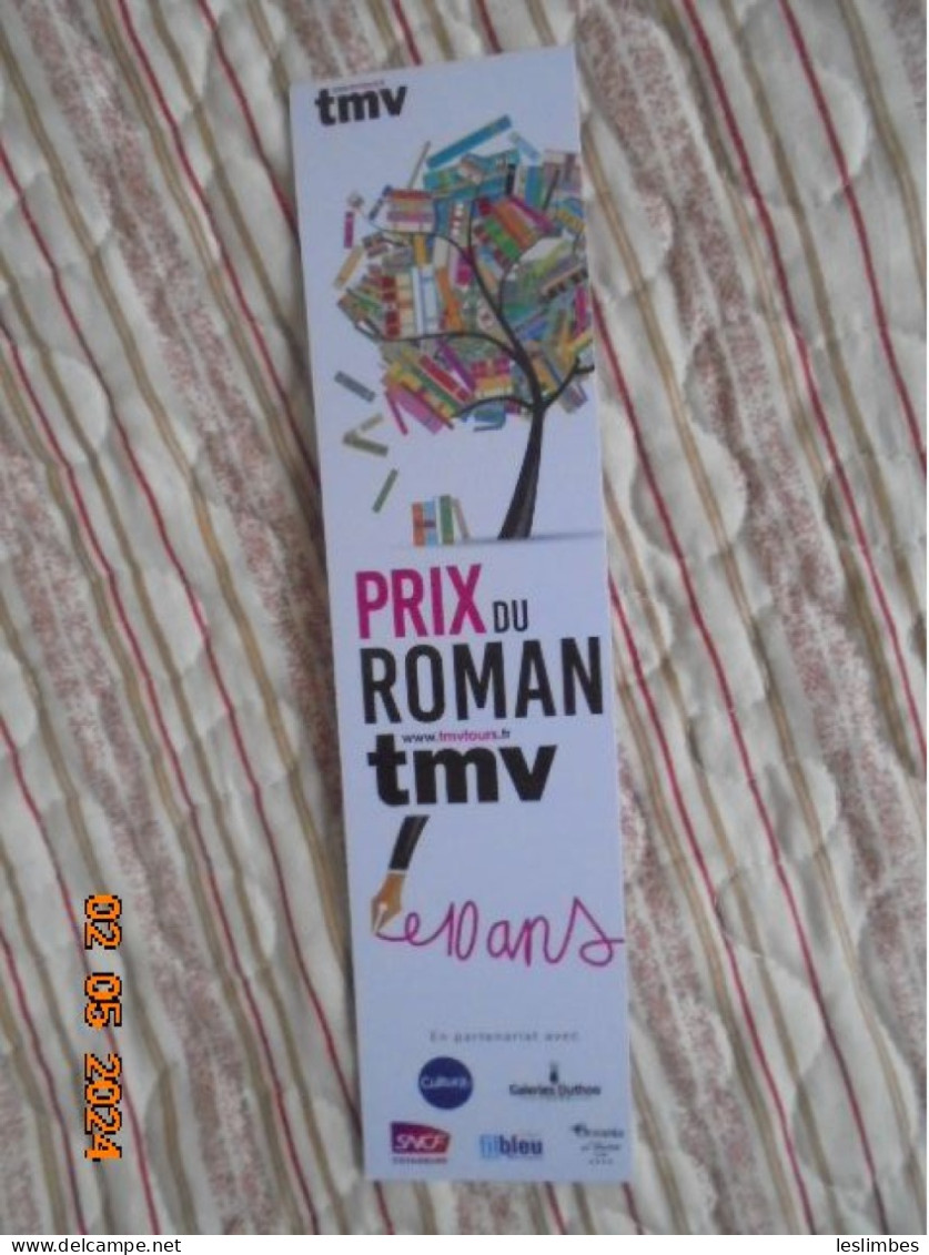 TMV Tours Prix Du Roman - Marque-Pages