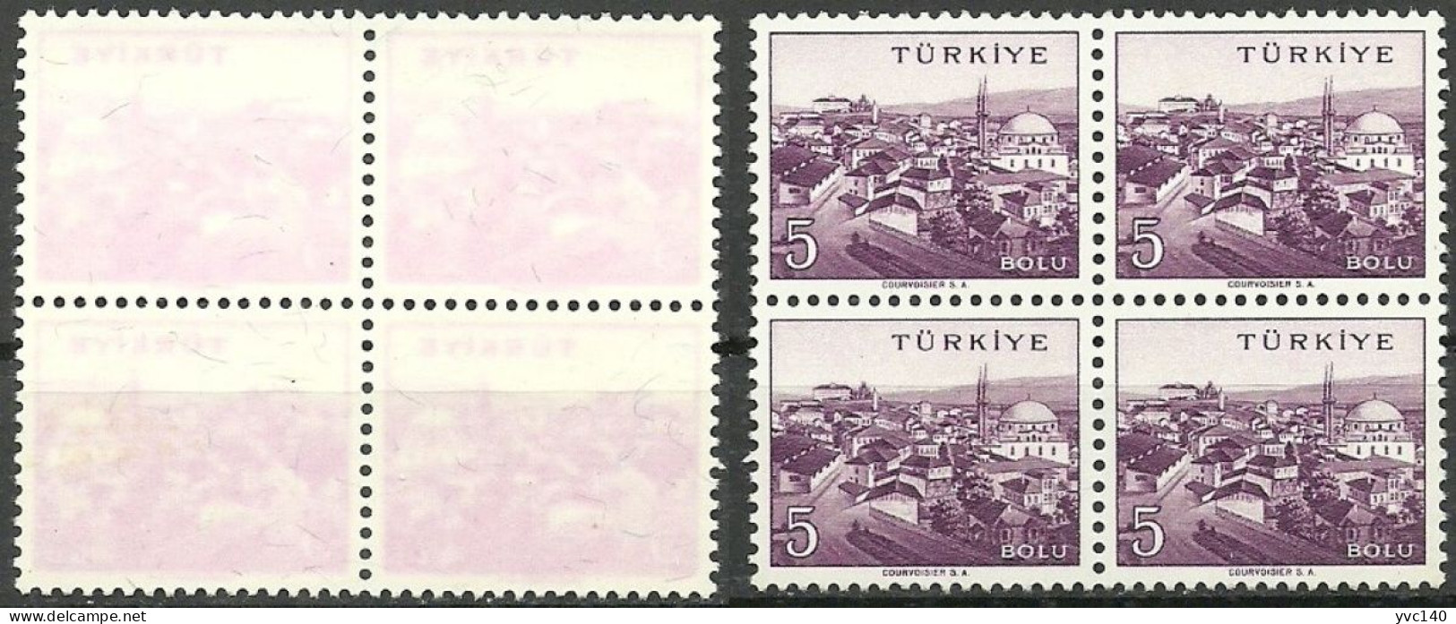 Turkey; 1958 Cities "Bolu", Abklatsch Print MNH** - Nuovi