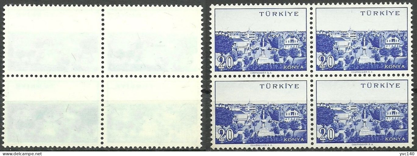 Turkey; 1958 Cities "Konya", Abklatsch Print MNH** - Ungebraucht